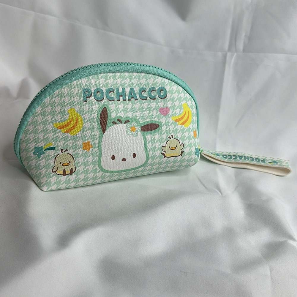 Pochacco Two-Piece Set Sanrio Japanese Cute Cosmetic Bag Storage Bag - Picture 2 of 14